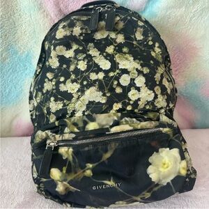 Givenchy Black and White Backpack with Modern Design
